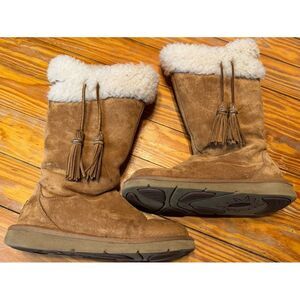 UGG Plumdale Chestnut Side Tassel Tall Boots Size 6‎